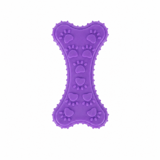Rubber Dog Chew Toy – Textured Toy for Small & Medium Dogs