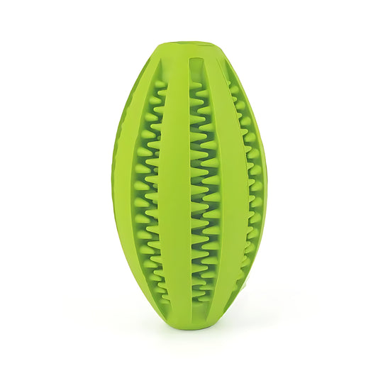 Durable Rubber Dog Treat Ball – Interactive Bouncy Chew Toy