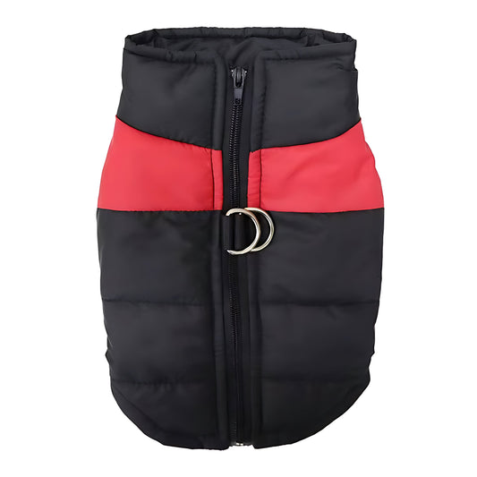 Waterproof Winter Dog Coat – Warm Padded Zipper Jacket for Small, Medium & Large Dogs