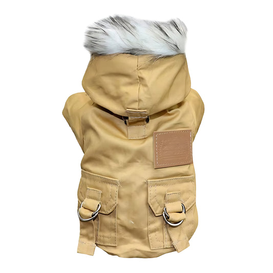 Winter Puppy Dog Coat – Thick Warm Hoodie Jacket for Small & Medium Dogs
