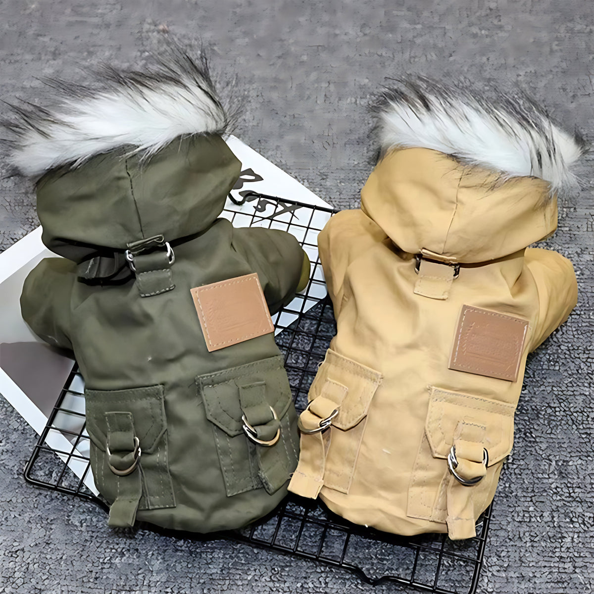 Winter Puppy Dog Coat – Thick Warm Hoodie Jacket for Small & Medium Dogs