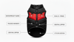 Premium Waterproof Dog Jacket – Warm Padded Winter Coat with Zipper - Image 6