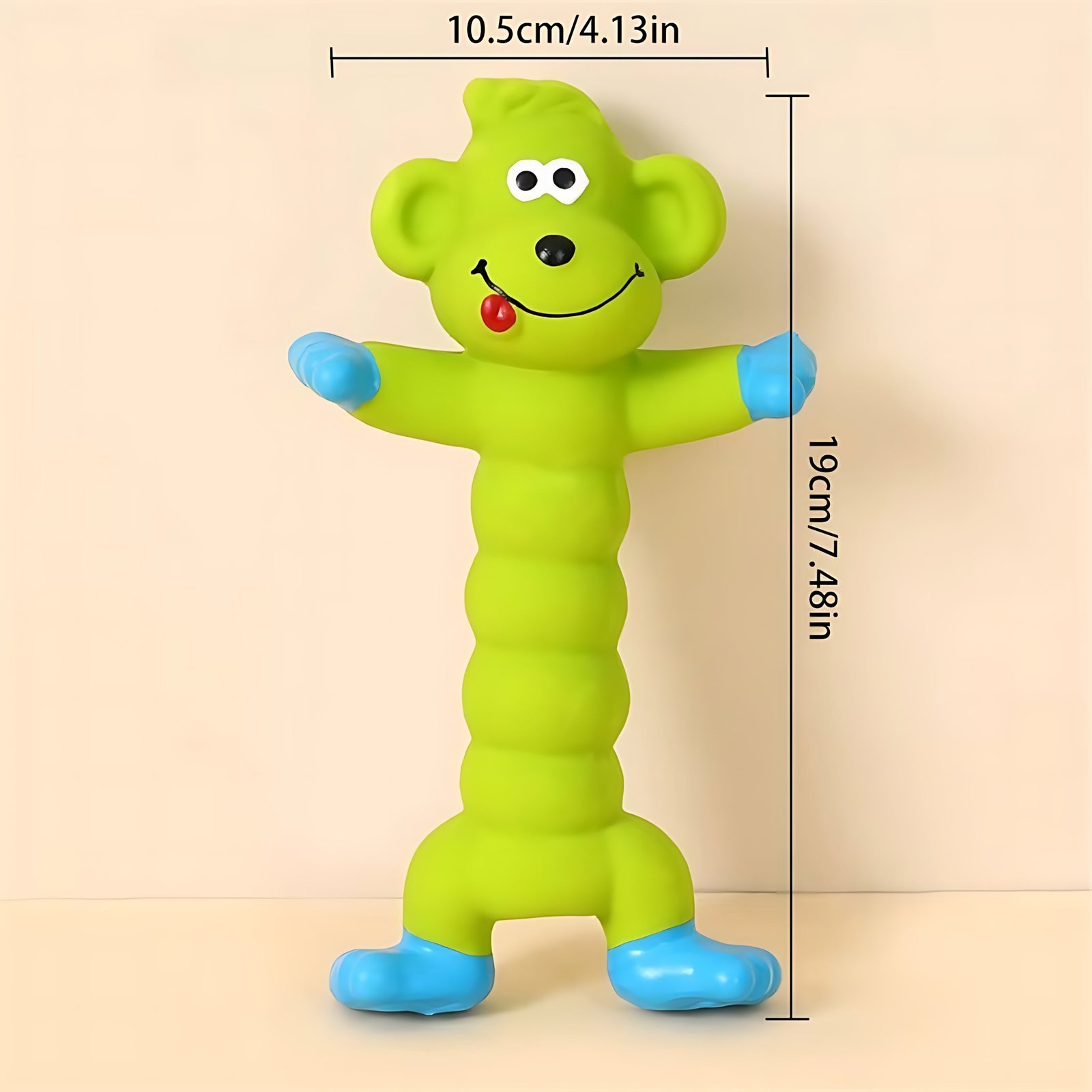 DurableLatexSqueakyDogToy_InteractiveChewToyforPuppies_SmallDogs_7.jpg Durable Latex Squeaky Dog Toy – Interactive Chew Toy for Puppies & Small Dogs - Image 1