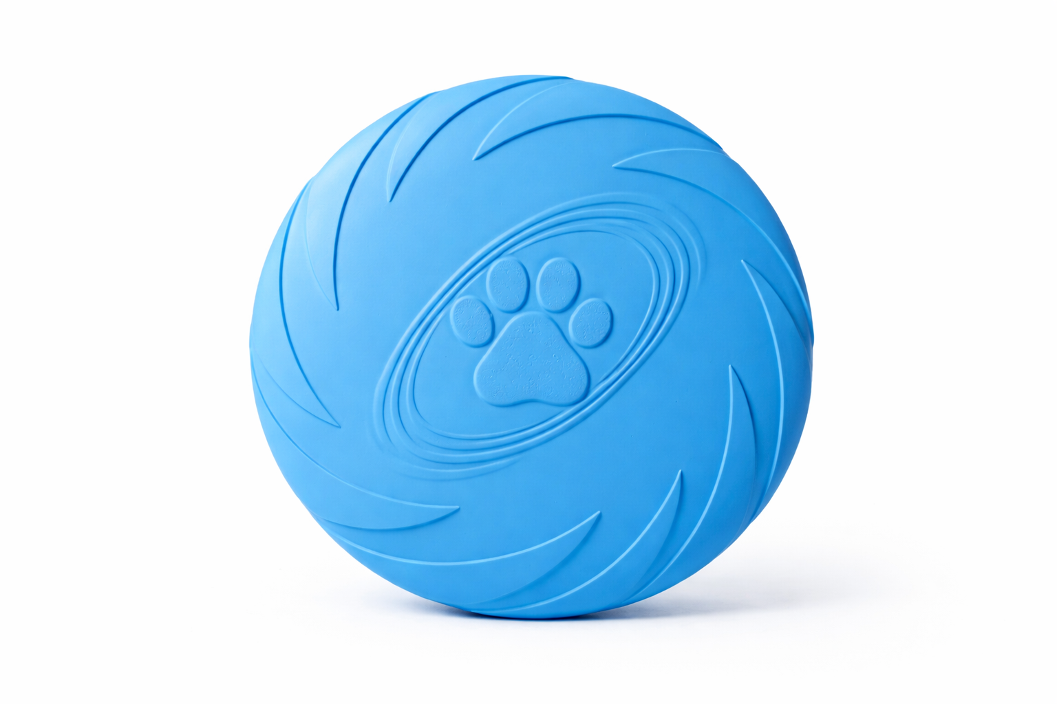anik4.png Dog Frisbee Soft Rubber Flying Disc Durable Fetch Toy Lightweight Blue | Weehawken Pet Shop - Image 1