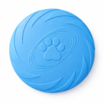 Dog Frisbee Soft Rubber Flying Disc Durable Fetch Toy Lightweight Blue | Weehawken Pet Shop - Image 2